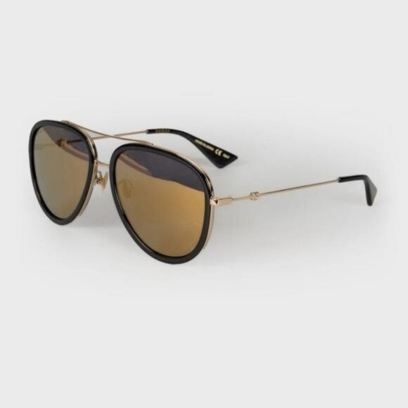 - New Original Gucci GG0062S 001 Gold Sunglasses - Picture 5 of 11